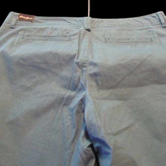 NWT Eddie Bauer Legend Wash Shorts. Wrinkle resistant. SZ18 Blue/Grey color. - Picture 3 of 3